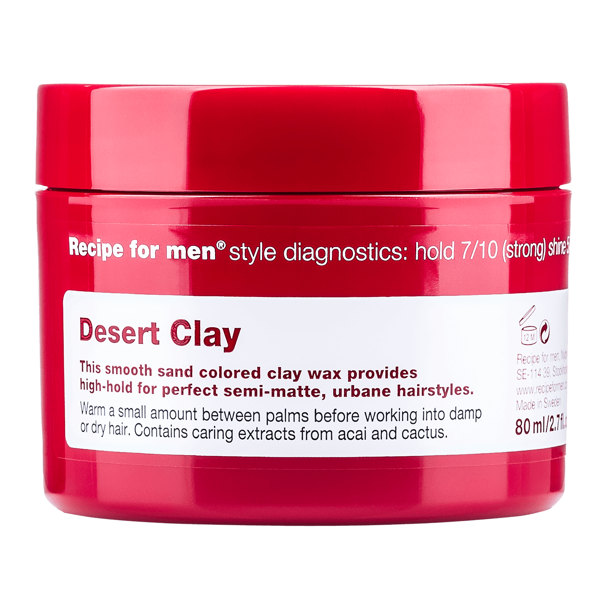 Recipe For Men Desert Clay 80ml