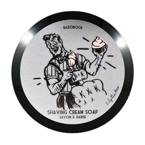 RazoRock Blue Barbershop Shaving Cream Soap 150ml
