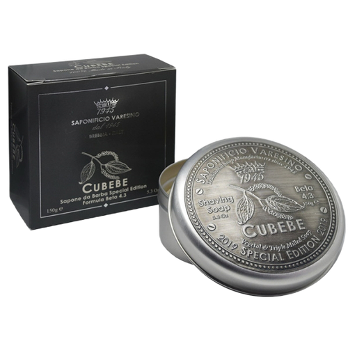 Saponificio Varesino Cubebe Shaving Soap with Tin 150g