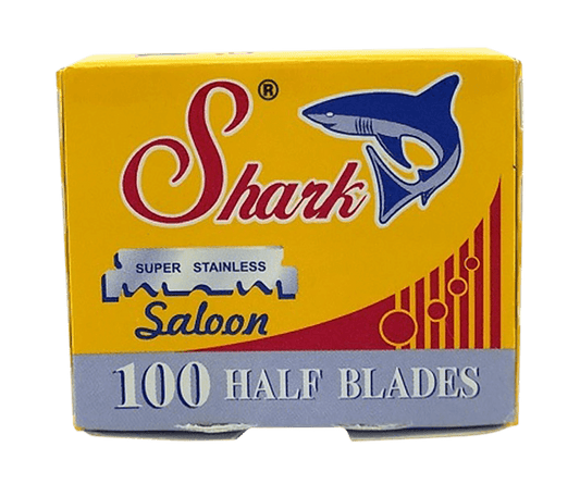 Shark Super Stainless Saloon Half Razor Blades (100 Blades)