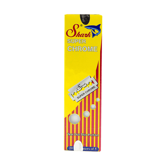Shark Super Chrome Double Edge Razor Blades (100 Blades)