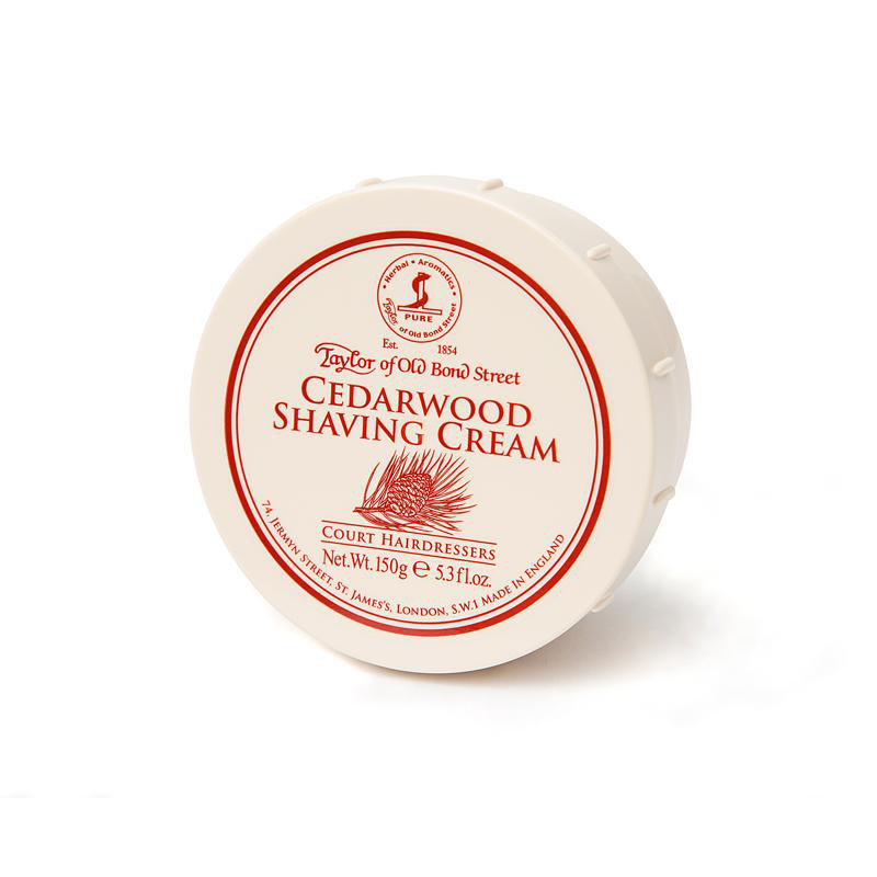 Taylor of Old Bond Street Cedarwood Shaving Cream 150g