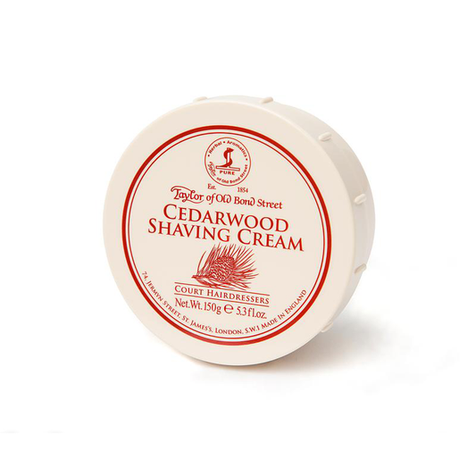 Taylor of Old Bond Street Cedarwood Shaving Cream 150g