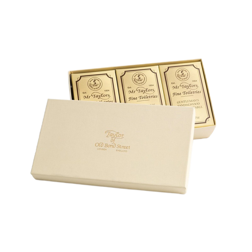 Taylor of Old Bond Street Sandalwood Hand Soap Gift Box 3x 200g