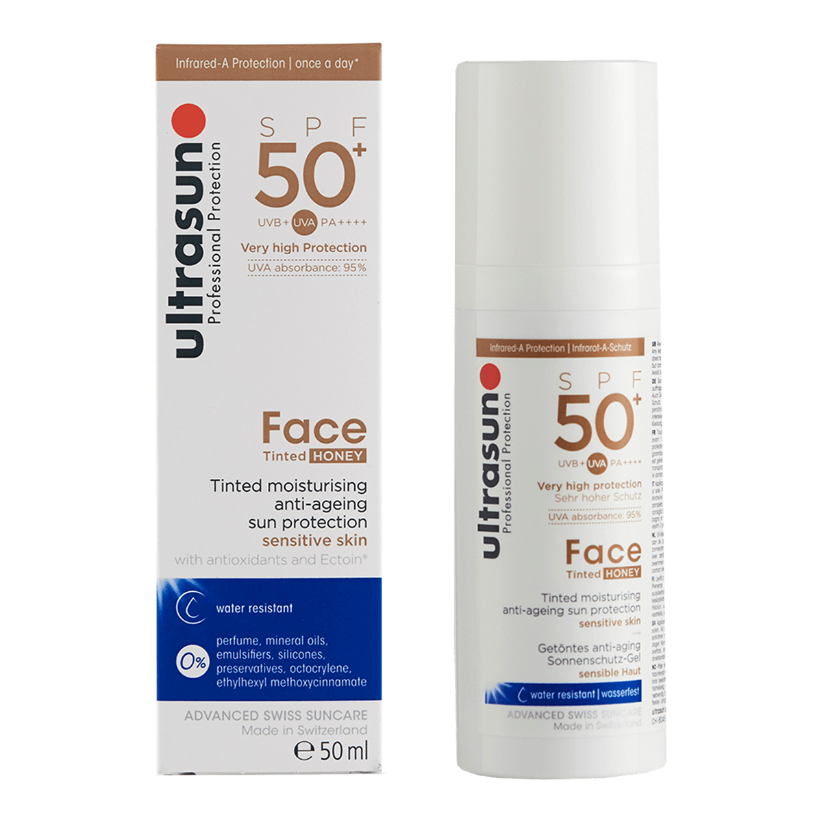 Ultrasun Tinted Moisturiser Anti-Aging Sensitive Skin SPF50 50ml