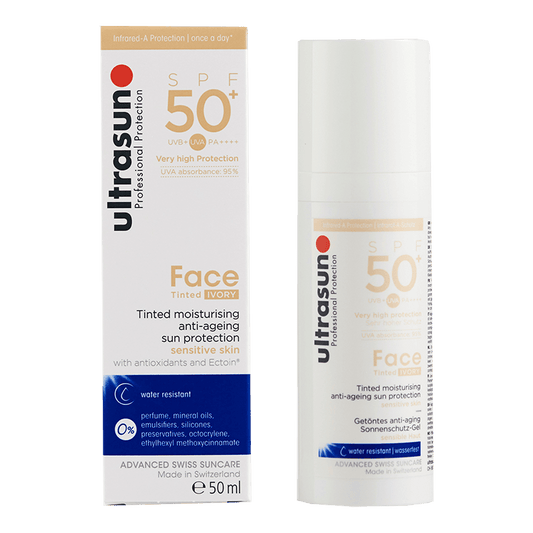 Ultrasun Tinted Ivory Moisturiser Anti-Ageing SPF 50+ 50ml