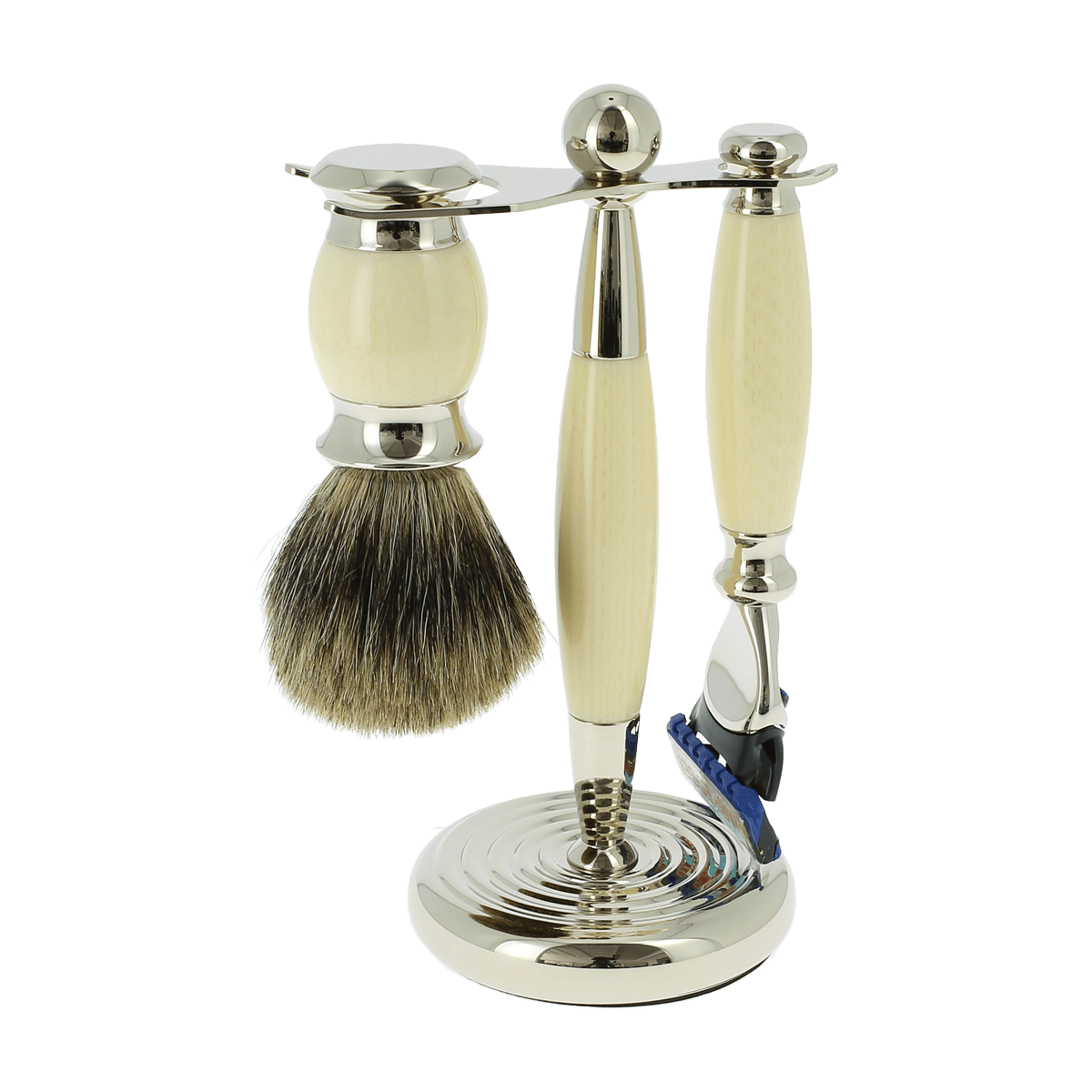 Vulfix Edwardian Fusion Ivory Shaving Set
