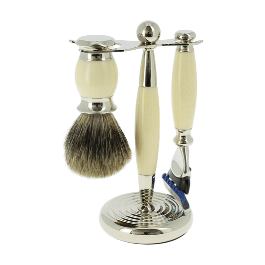 Vulfix Edwardian Fusion Ivory Shaving Set