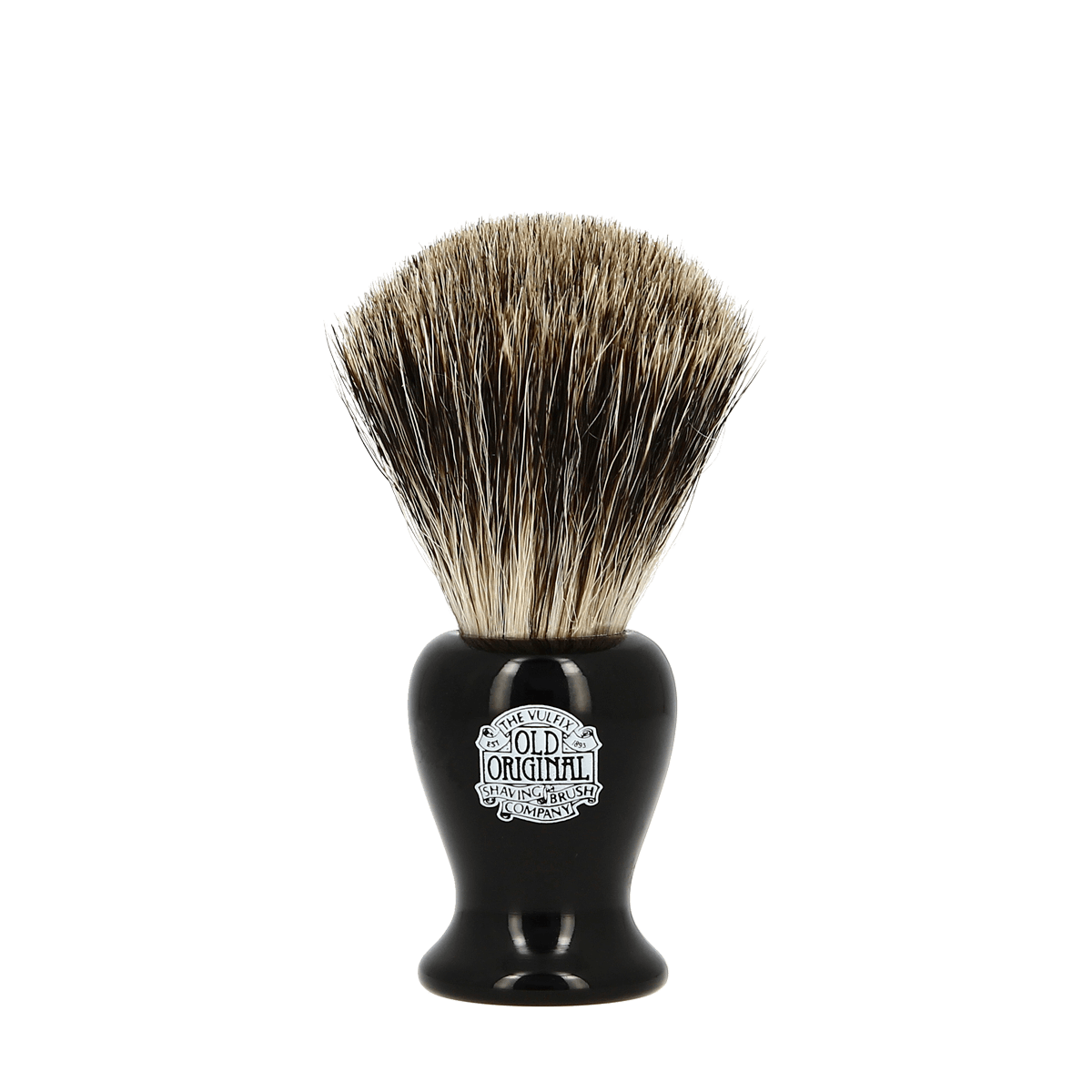 Vulfix Shaving Brush Pure Badger 660P Small Black