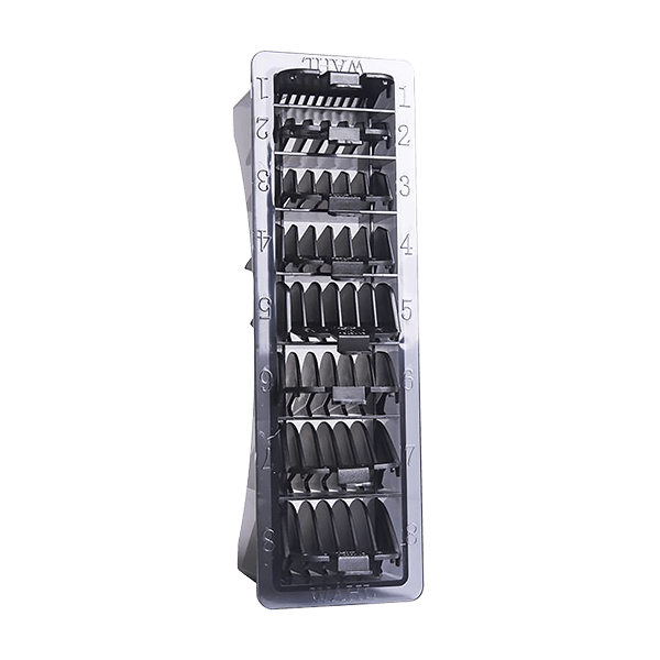 Wahl 3170-801 No.1-8 Black Plastic Comb in Caddy