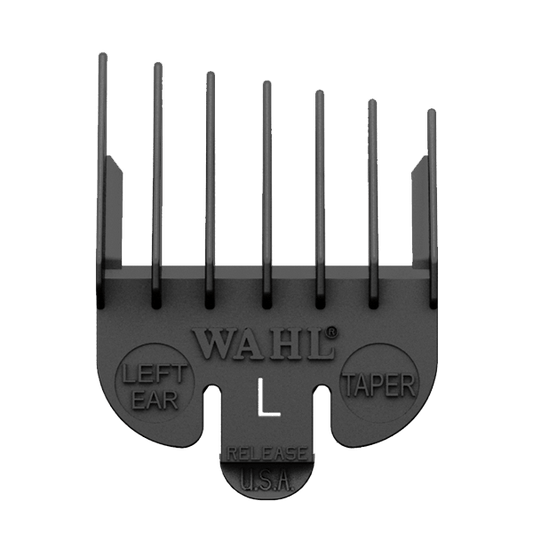 Wahl 3105-450 Left Ear Taper Attachment Comb Black