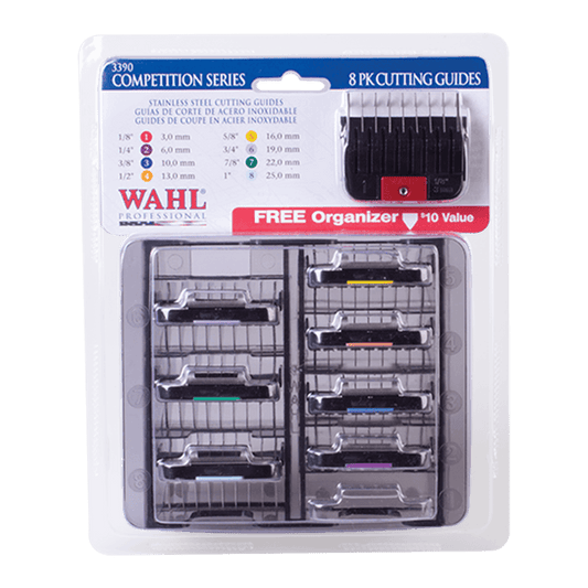 Wahl 3390 Stainless Steel Comb Guide Set No.1-8
